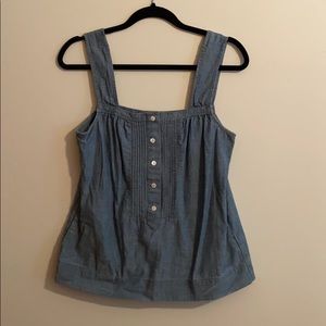 Chambray Apron Top